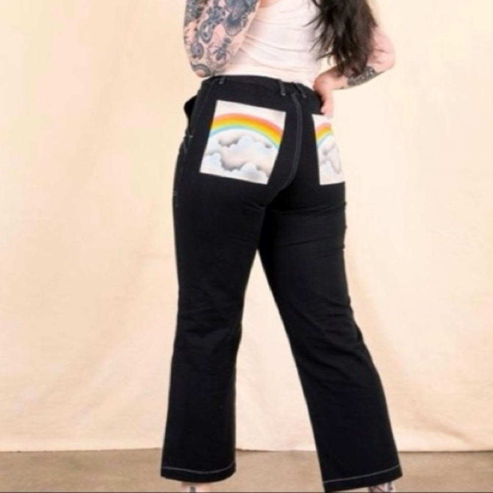 Bug Bud Press Airbrush Rainbow Work Pants!